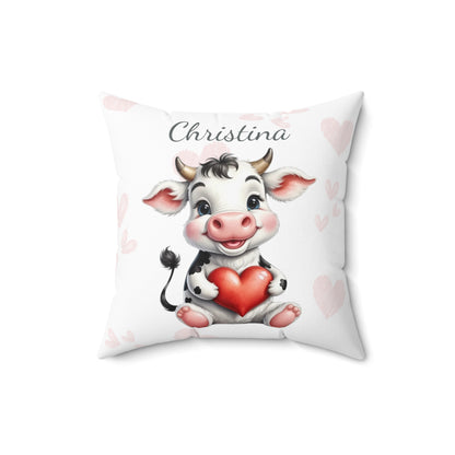 Cassie the Cow - Personalized Nursery Pillow