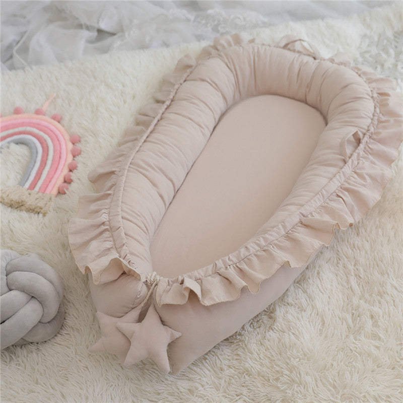 Ruffled Elegance Baby Nest