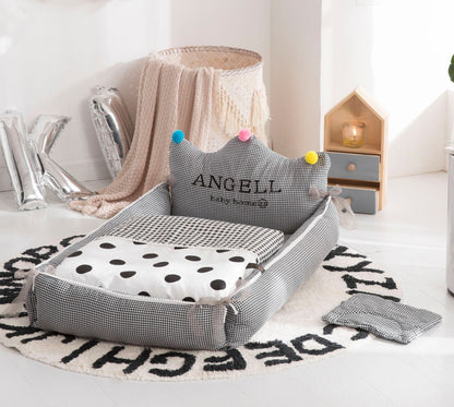 CozyNest Baby Bed & Bedding Set