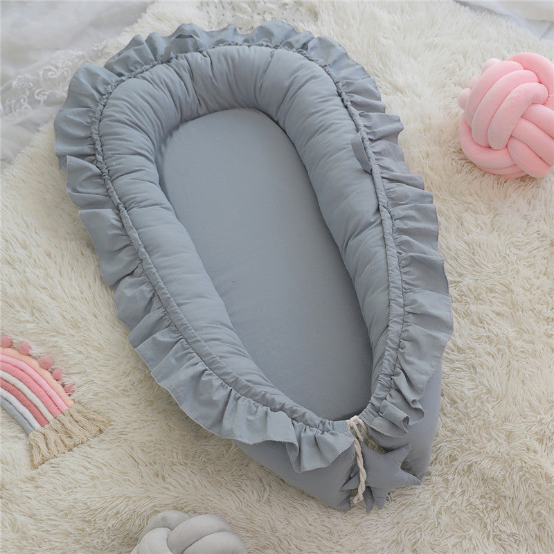 Ruffled Elegance Baby Nest