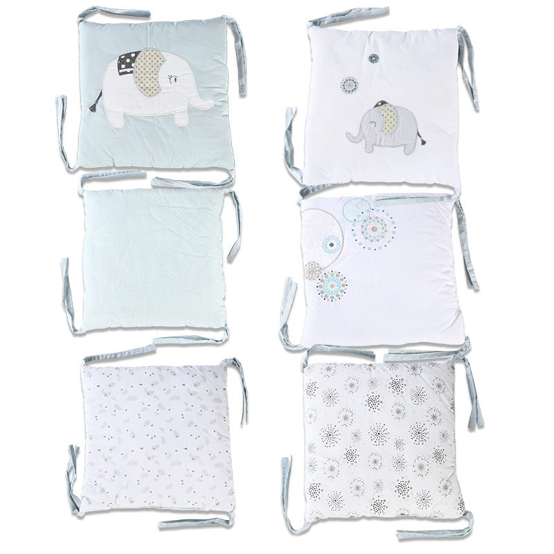 Elephant Dreams Cotton Crib Set