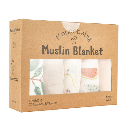 Soft Muslin Baby Blanket